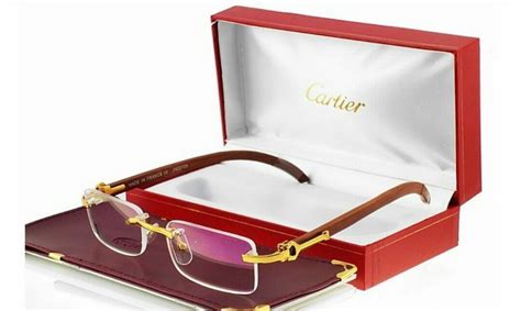 cheap cartier glasses gold frame|authentic cartier eyeglasses frames.